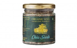 Organic Soul Chia Seeds   Glass Jar  125 grams